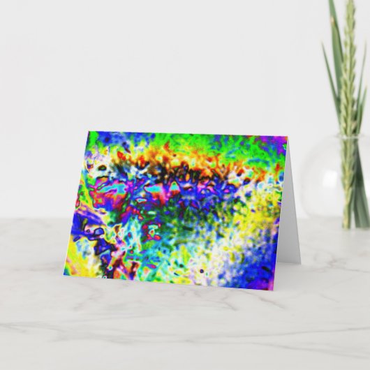 着色された氷 カード (正面)