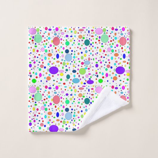 着色された泡洗浄布 ウォッシュタオル (ウォッシュタオル)