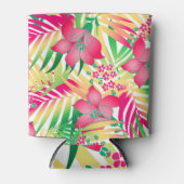 着色された熱帯性花 缶クーラー (正面)