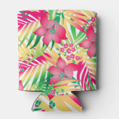 着色された熱帯性花 缶クーラー (裏面)