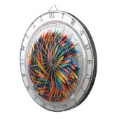 着色された爪楊枝の金属製のケージダートボード ダーツボード (正面右)