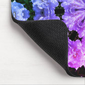 着色された牡丹抽象芸術フラワーアート マウスパッド (コーナー)