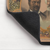 着色された競争1881年のFrederickの英雄Douglass マウスパッド (コーナー)