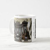 着色された縁が付いているSt Sulpiceのマグ マグカップ (正面左)