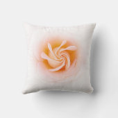 着色された美しいモモは上がりました クッション (裏面)