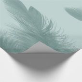 着色された羽 ラッピングペーパー (角)