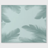 着色された羽 ラッピングペーパー (フラット)