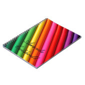 着色された虹はノートを書きます ノートブック (左側)