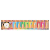 着色された鉛筆の列 デスクネームプレート (正面)