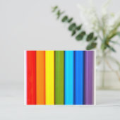 着色された鉛筆の郵便はがき ポストカード (スタンド正面)