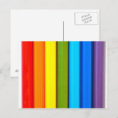 着色された鉛筆の郵便はがき ポストカード (正面/裏面)