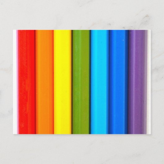 着色された鉛筆の郵便はがき ポストカード (正面)