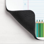 着色された鉛筆 マウスパッド (コーナー)