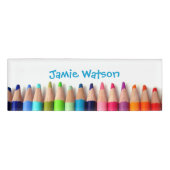 着色された鉛筆 名札 (正面)