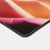 着色された黄色いバラの花パーソナライズされた デスクマット (コーナー)