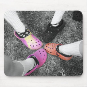 着色されたCrocs及び柔らかい靴のマウスパッド マウスパッド