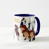 着色されたRim&HandleのデレックSketch Mug王子 マグカップ (正面右)