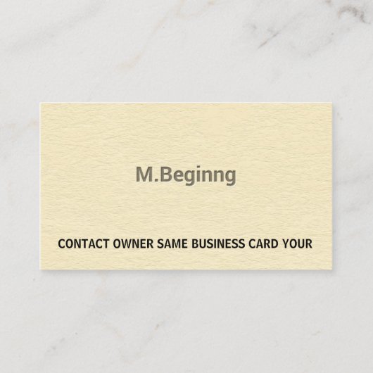 着色される専門凸版印刷のクリーム 名刺 (裏面)