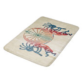 着色される当惑のココペリ/人 + あなたのアイディア バスマット (アングル)