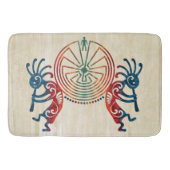 着色される当惑のココペリ/人 + あなたのアイディア バスマット (正面)