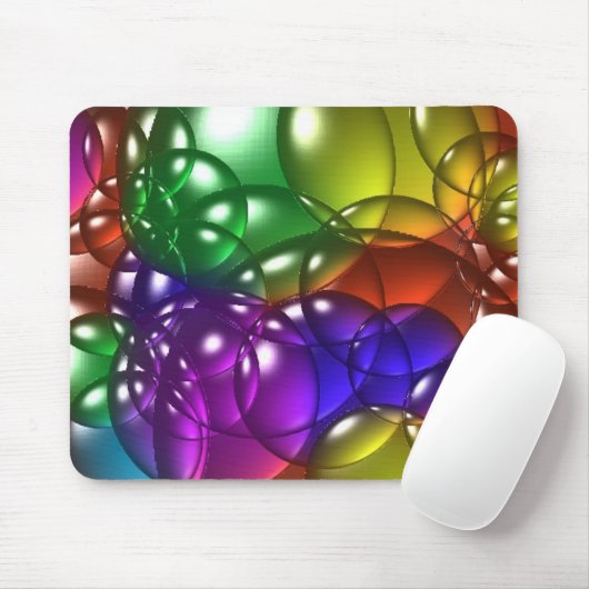 着色される泡 マウスパッド (マウス)