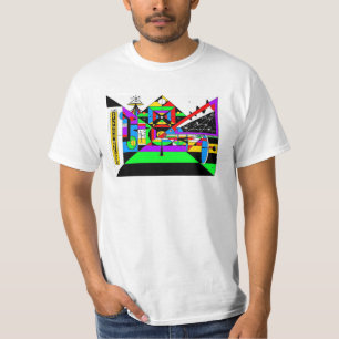 着色される精力的な自己熟視装置 Tシャツ