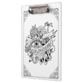 着色してクリップボードをリラックスすれば クリップボード (左)