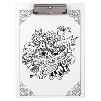 着色してクリップボードをリラックスすれば クリップボード