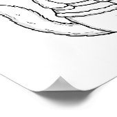 着色のクリスマスキャット ポスター (角)