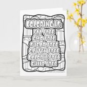 着色は罪悪感のないグリーティングカードから手色 カード (黄色い花)