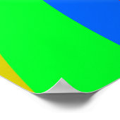 着色れんが造の家 ポスター (角)