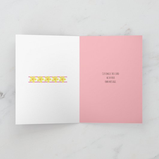 着色イースターエッググリーティングカード カード (内部)