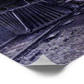 着色エッビクトリアンチング – スチームエンジントレイン ポスター (角)