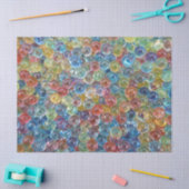 着色ガラスビーズティッシュペーパー 薄葉紙 (クラフト)