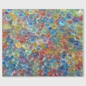 着色ガラスビーズ包装紙 ラッピングペーパー (フラット)