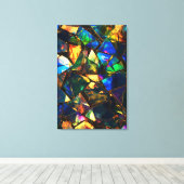 着色ガラス キャンバスプリント (インサイチュ (ウッドフロア))