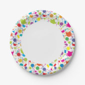 着色キッチン物 ペーパープレート (正面)