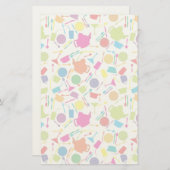 着色キッチン物 便箋 (正面/裏面)