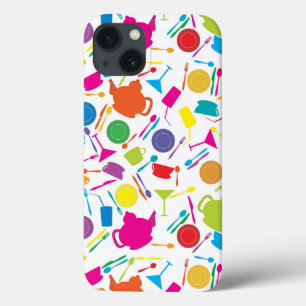 着色キッチン物 iPhone 13ケース