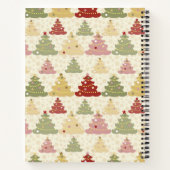着色クリスマスツリー ノートブック (裏面)