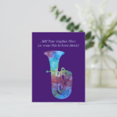 着色チューバ ポストカード (スタンド正面)