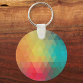 着色ネオンガラス模様 キーホルダー (裏面)