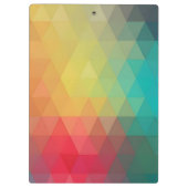 着色ネオンガラス模様 クリップボード (裏面)