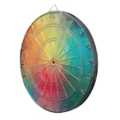 着色ネオンガラス模様 ダーツボード (正面右)