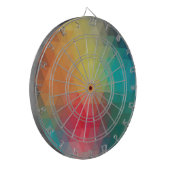 着色ネオンガラス模様 ダーツボード (正面左)