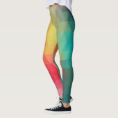 着色ネオンガラス模様 レギンス (左)