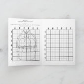 着色パーソナライズされたとスケッチイースター活動 シーズンカード (内部)