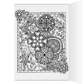 着色パーソナライズされたページ内の誕生日カード (内側 (左))