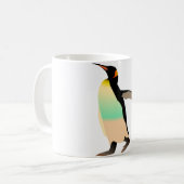 着色ペグイン コーヒーマグカップ (正面左)