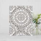 着色ページフラワーキルトスクラップブック紙 (スタンド正面)